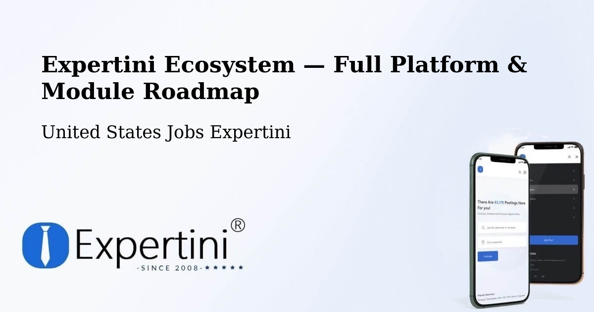 Expertini Ecosystem — Full Platform & Module Roadmap – Elba